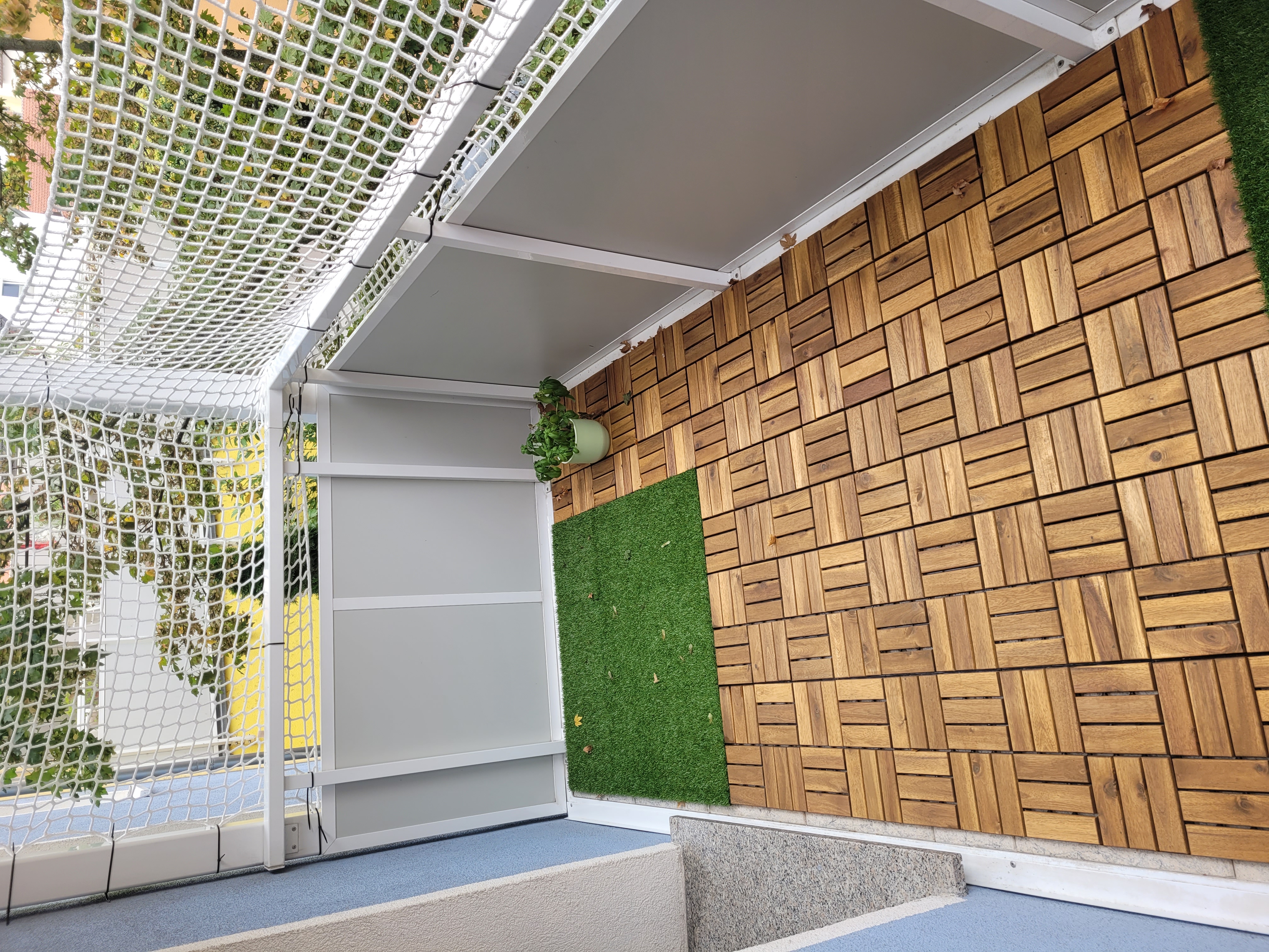 Aussenbereich der bilingualen Kindertagespflege Flipsi in Wuerzburg