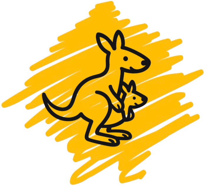 Flipsi Känguru Logo