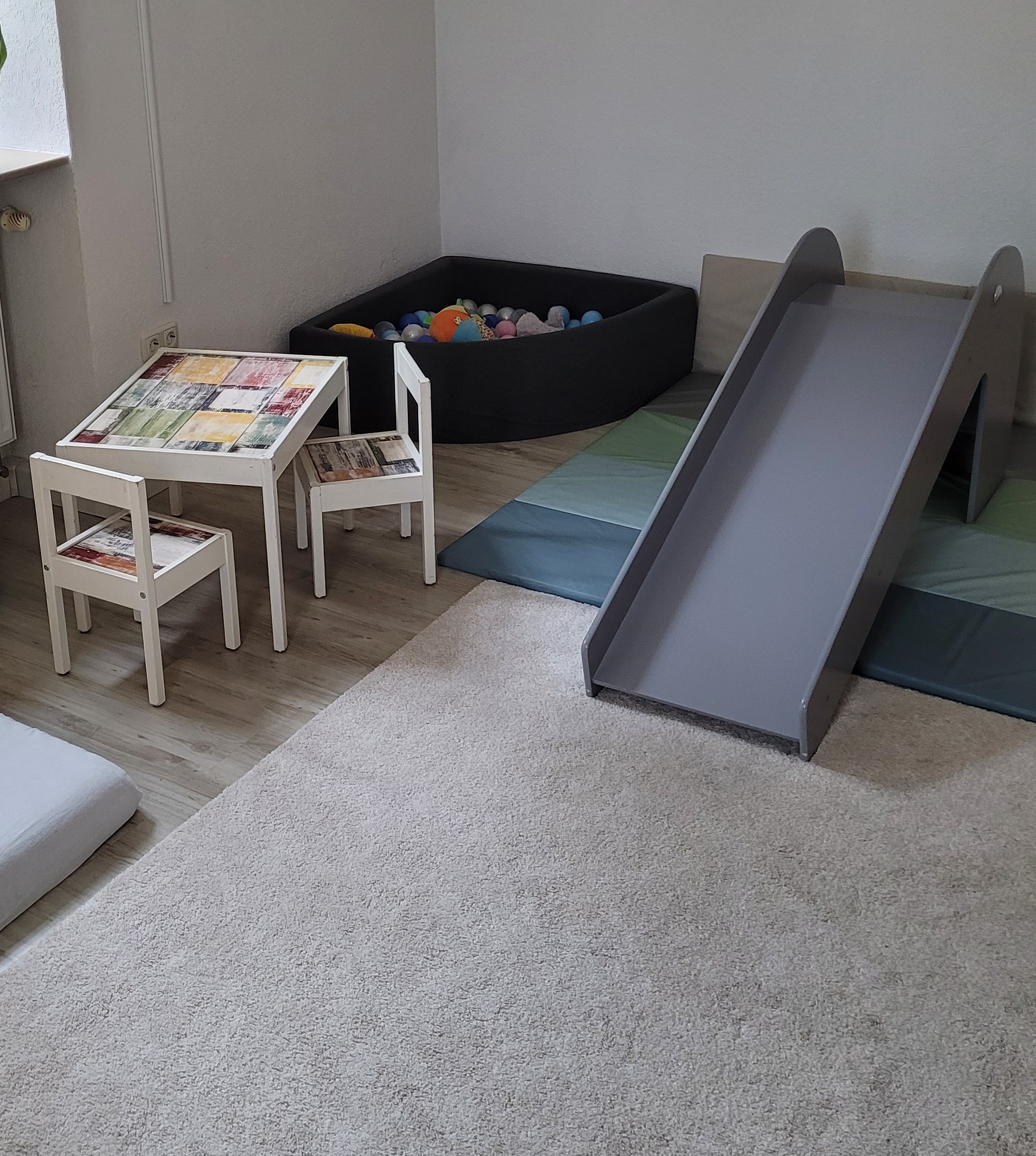 Spielbereich der bilingualen Kindertagespflege Flipsi in Wuerzburg