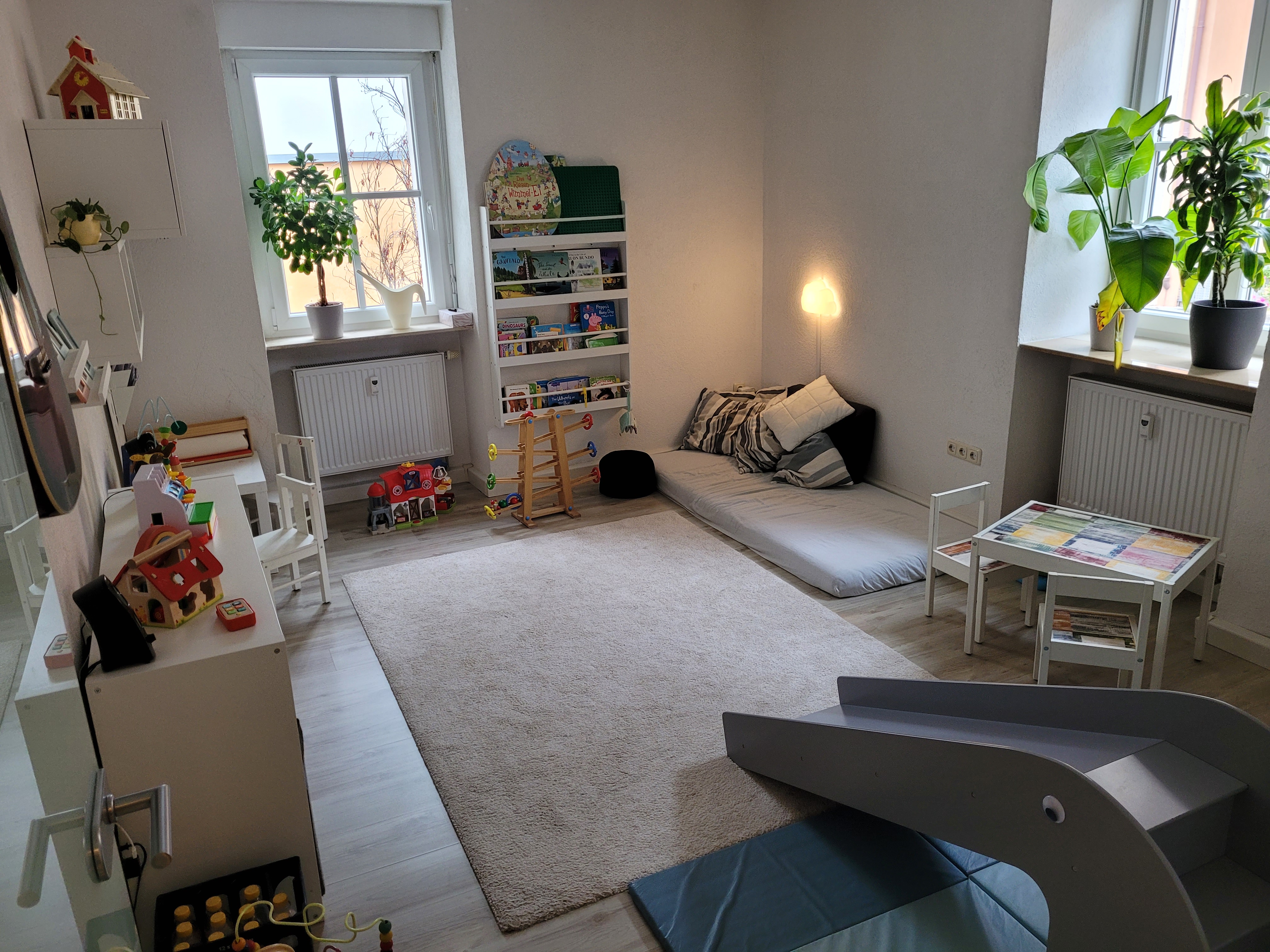 Spielzimmer der bilingualen Kindertagespflege Flipsi in Wuerzburg